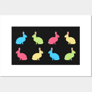 Easter Bunnies Print Posters and Art